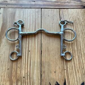 Port Mouth Pelham Stainless Steel Horse Bit 5.75”